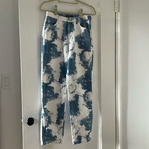 Nasty Gal tie dye jeans